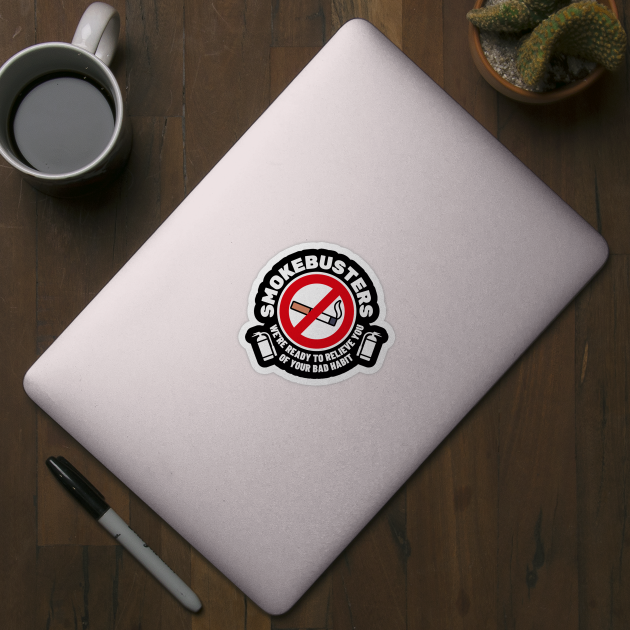 Smokebusters No Smoking Sign Logo by Movie Vigilante